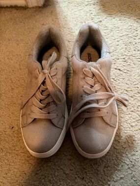Soda Light Taupe Casual Sneaker - Neutral Fabric Lace-Up
